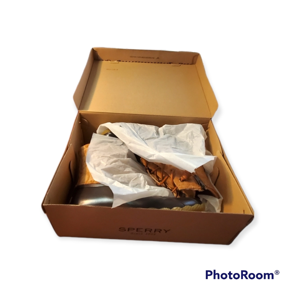 Sperry Cheetah Print Duck Boot New In Box Women's Size 8 An All-Weather Boot - Picture 13 of 15
